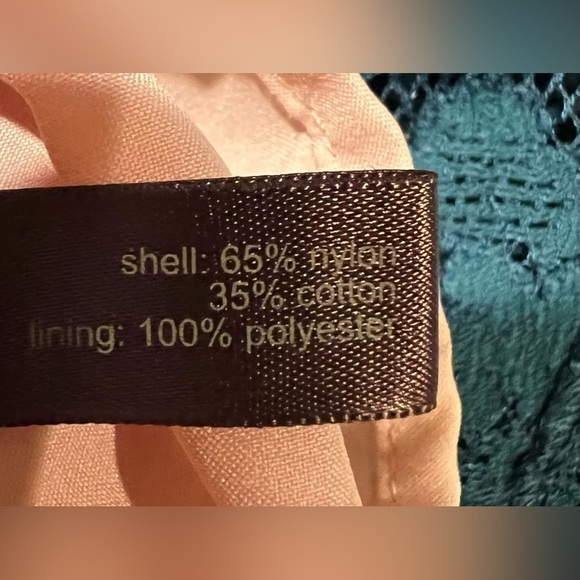 The Limited Strapless Green Lace Cocktail Drsss Size 8 - Picture 6 of 7